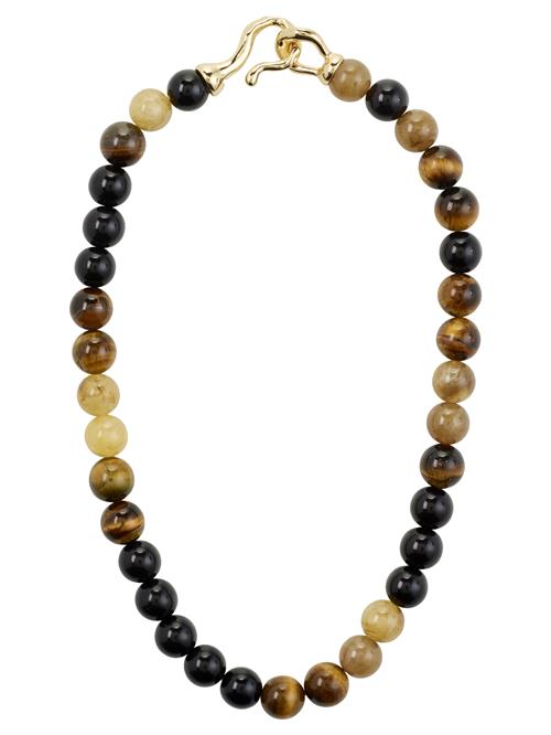 Pilgrim Kæde 'Unfold'  creme / mørkebrun