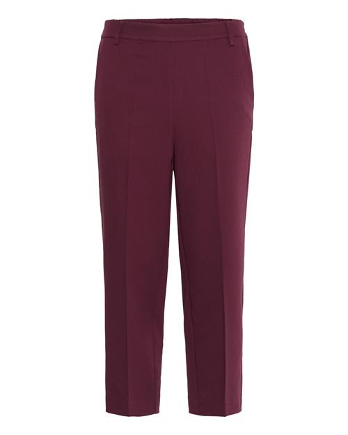 Kaffe Bukser med fals 'Sakura'  bordeaux