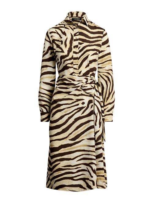 Lauren Ralph Lauren Blusekjole  creme / mørkebrun