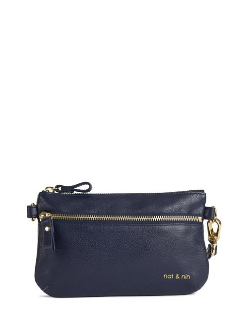 Nat&Nin Skuldertaske 'VICKY2'  mørkeblå / guld