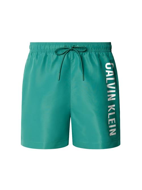 Calvin Klein Swimwear Badeshorts 'Intense Power'  grøn / hvid