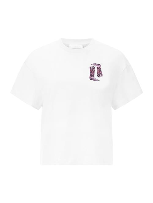 Rich & Royal Oversized bluse  blandingsfarvet / hvid