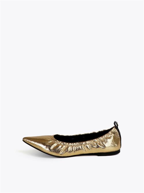 Lola Casademunt Ballerinasko  guld / sort