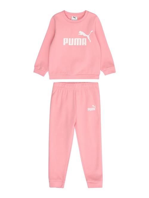 PUMA Joggingdragt 'Essentials'  lyserød / hvid