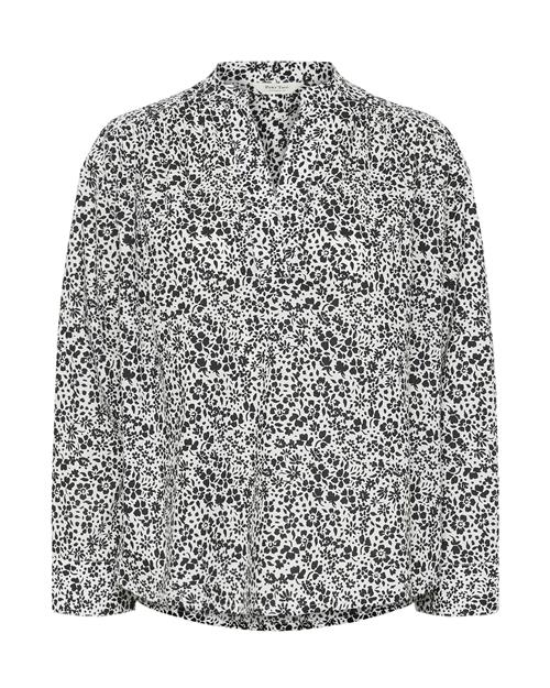 Part Two Bluse 'Natale'  sort / hvid