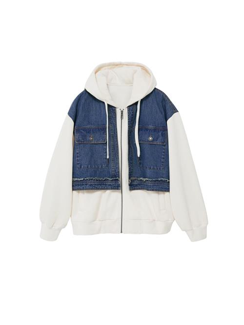 Desigual Sweatjakke  blue denim / hvid