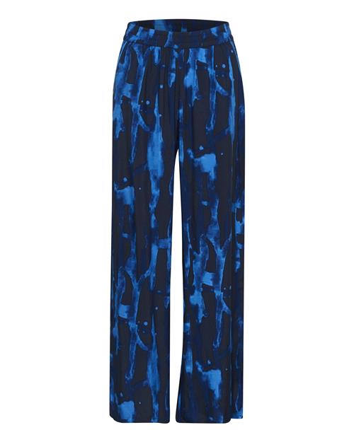 CULTURE Bukser 'Ashley Chaina'  natblå / sort