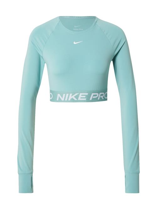 NIKE Funktionsbluse 'PRO'  mint / hvid