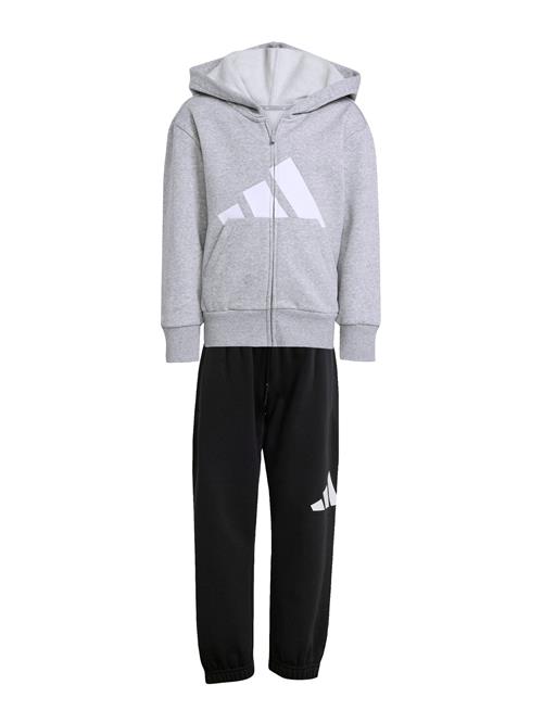 ADIDAS SPORTSWEAR Træningsdragt 'Essentials'  grå / sort / hvid