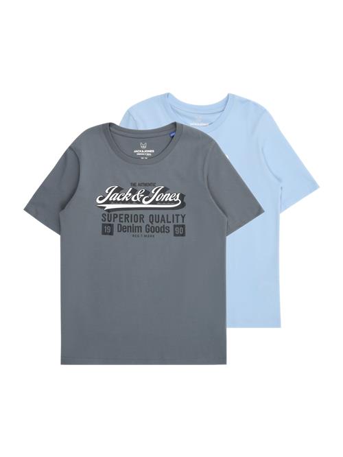 Jack & Jones Junior Shirts  røgblå / lyseblå / sort / hvid