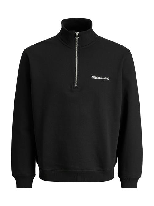 JACK & JONES Sweatshirt 'JORNorrebro'  sort / hvid