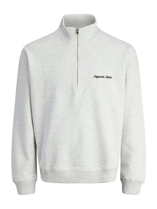 JACK & JONES Sweatshirt 'JORNorrebro'  sort / hvid-meleret