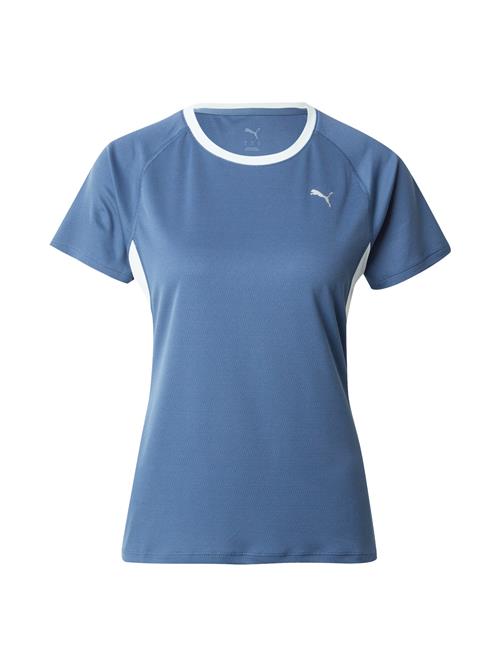 PUMA Funktionsbluse 'VELOCITY'  safir / hvid