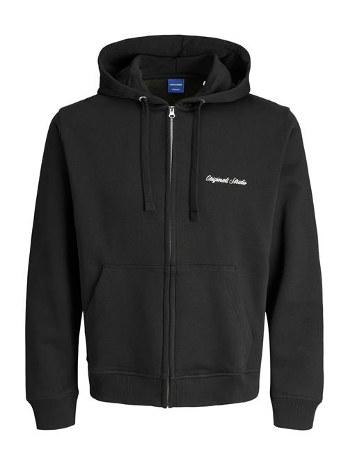 JACK & JONES Sweatshirt 'JORNorrebro'  sort / hvid