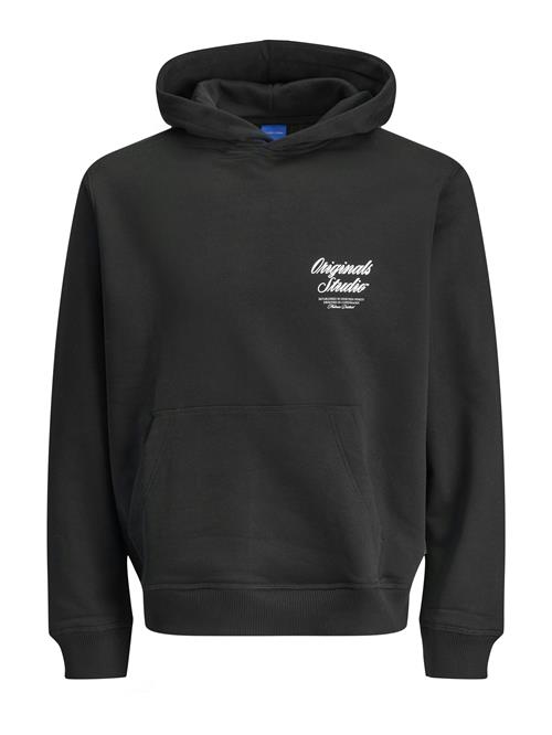 JACK & JONES Sweatshirt 'JORNorrebro'  sort / hvid