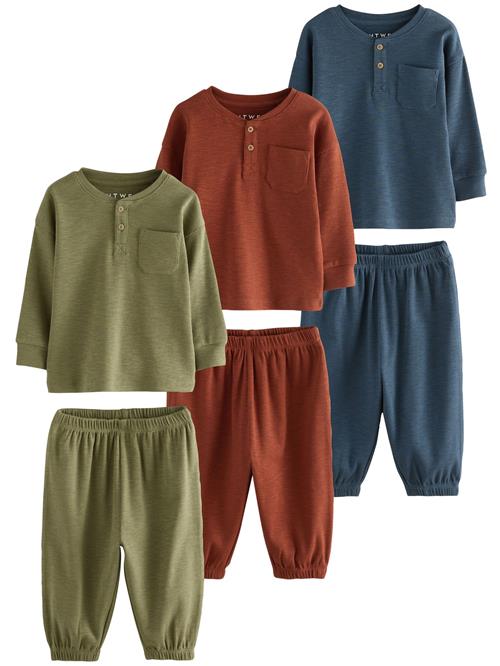 Next Nattøj  marin / rustbrun / oliven