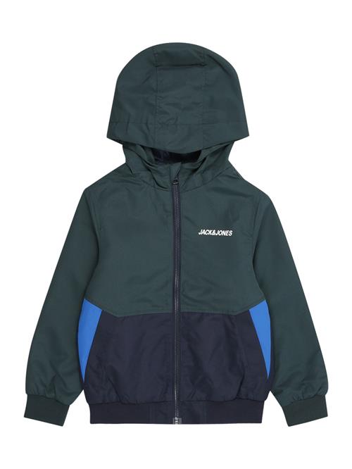 JACK & JONES MINI Overgangsjakke 'JJERush'  navy / himmelblå / petroleum / hvid