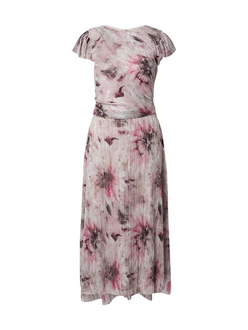 SWING Coctailkjole  aubergine / lyserød / mørk pink / offwhite