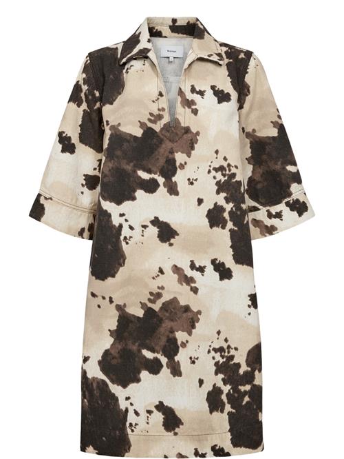 NÜMPH Kjole 'NUIVY'  beige / brun