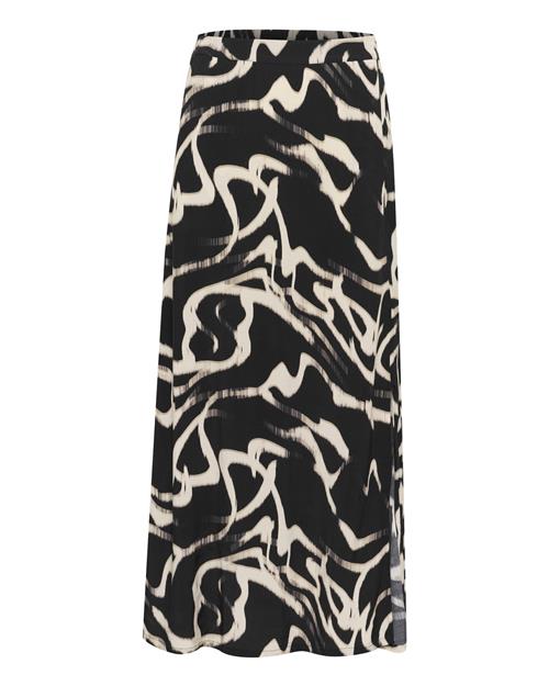 Kaffe Nederdel  sort / hvid