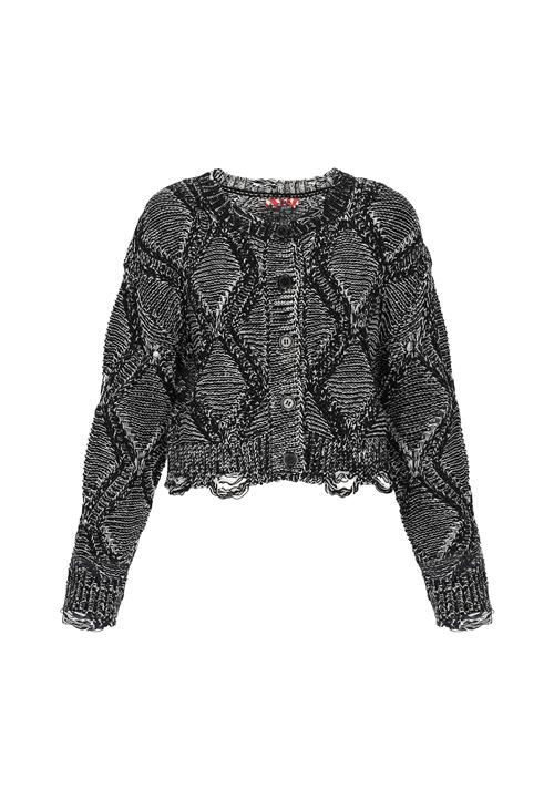 myMo ROCKS Cardigan  sort / hvid