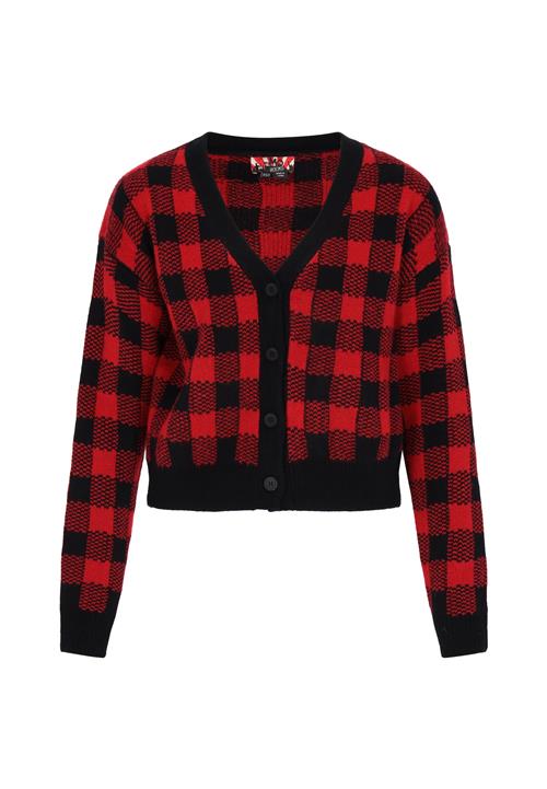 myMo ROCKS Cardigan  rød / sort