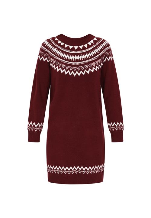 DreiMaster Maritim Kjole  mørkerød