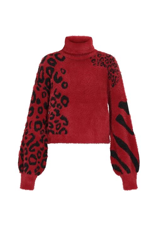 myMo ROCKS Pullover  burgunder / sort