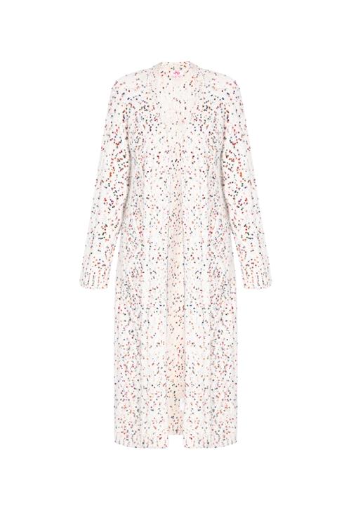 MYMO Cardigan  blå / grøn / rød / offwhite