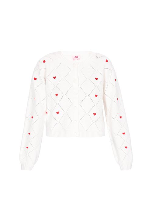MYMO Cardigan  rød / offwhite