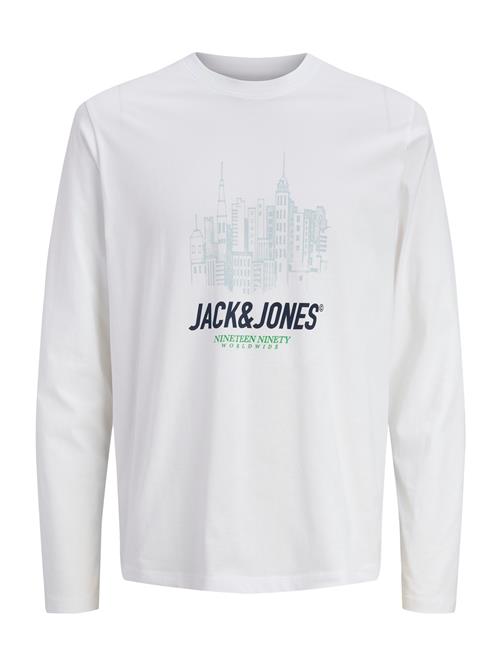 JACK & JONES Bluser & t-shirts 'JORYORK'  lyseblå / mørkeblå / lysegrøn / hvid