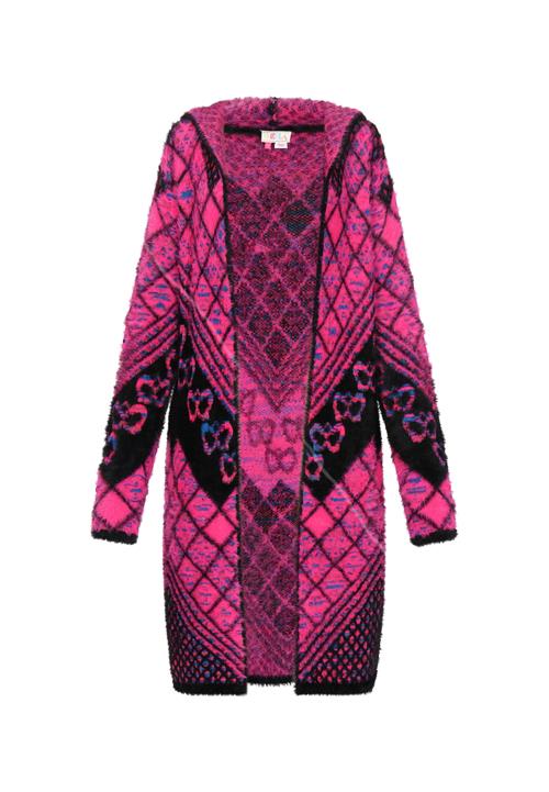 IZIA Cardigan  pink / sort