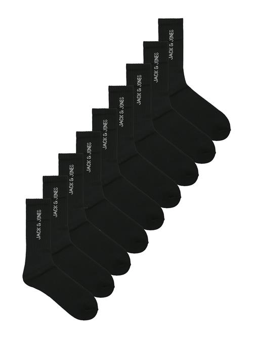 JACK & JONES Sokker 'JACREGEN'  sort / hvid