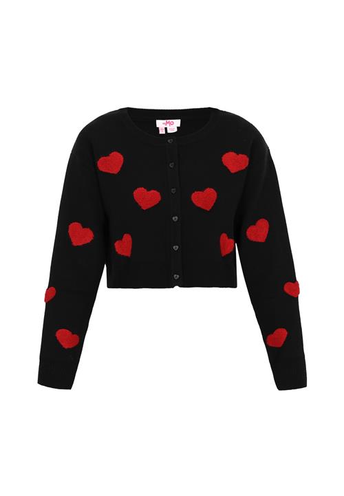 MYMO Cardigan  rød / sort