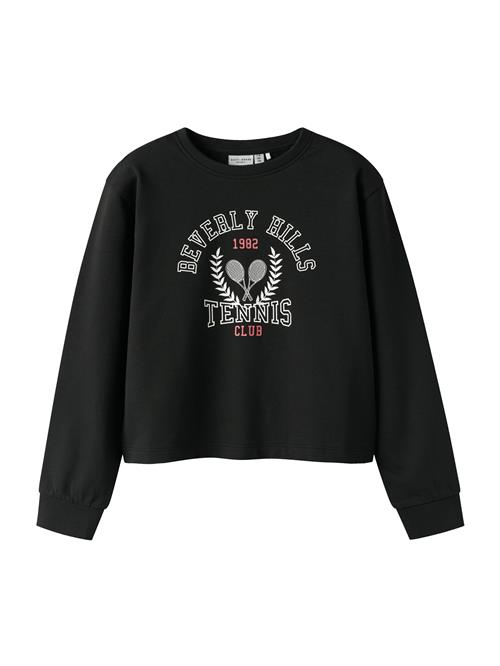 NAME IT Sweatshirt 'NKFVANITA'  lys rød / sort / hvid