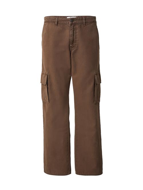 DAN FOX APPAREL Cargobukser 'Angelo'  brun