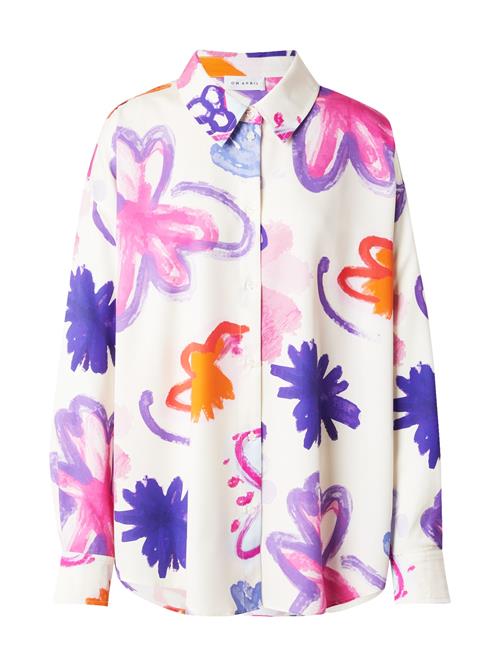 OH APRIL Bluse 'Melina'  lilla / orange / lys pink / hvid