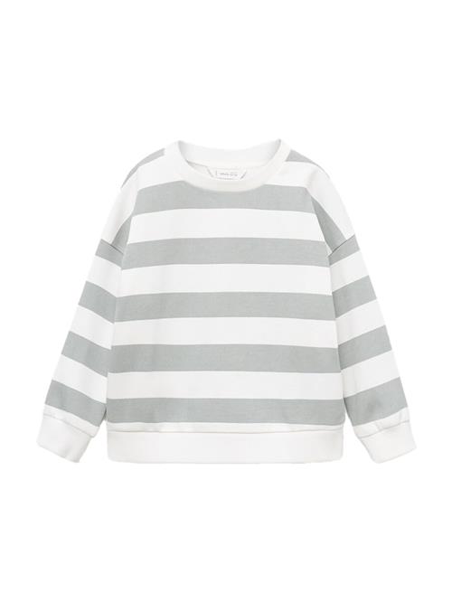 MANGO KIDS Sweatshirt  grå / hvid