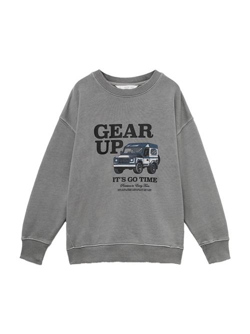 MANGO KIDS Sweatshirt 'GEARUP'  mørkeblå / grå / sort / offwhite