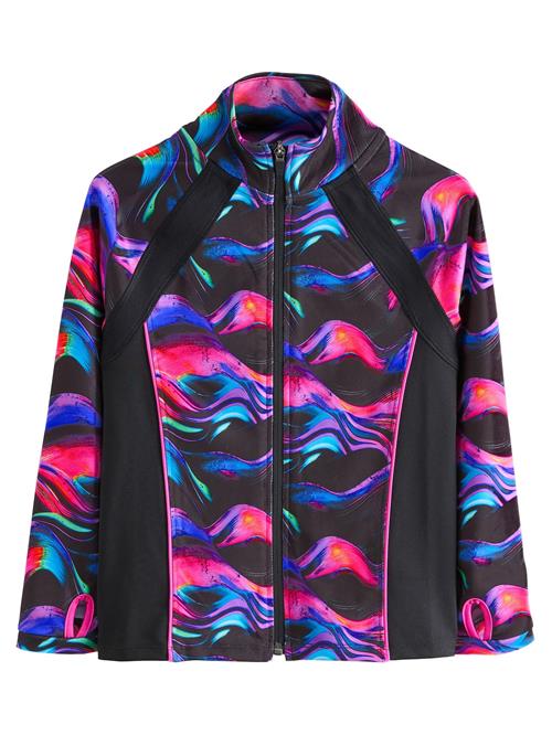 Next Overgangsjakke  blå / mint / pink / sort