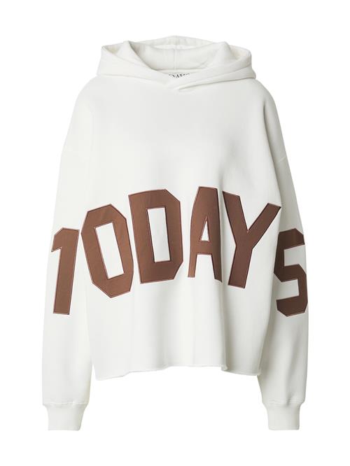 10Days Sweatshirt  ecru / brun