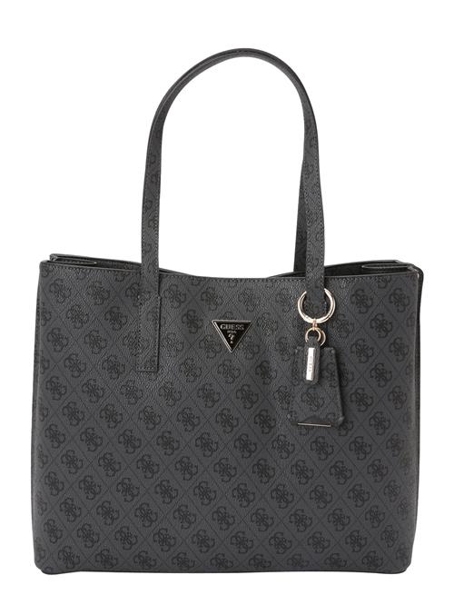 GUESS Shopper 'MERIDIAN II GIRLFRIEND TOTE'  mørkegrå / sort