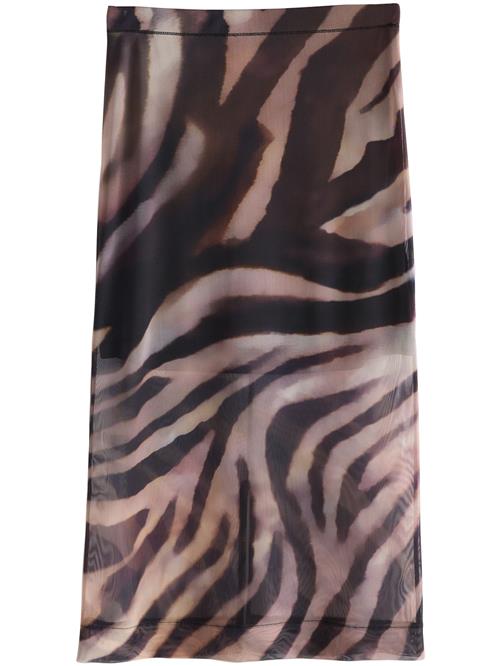 Next Nederdel  brun / brokade