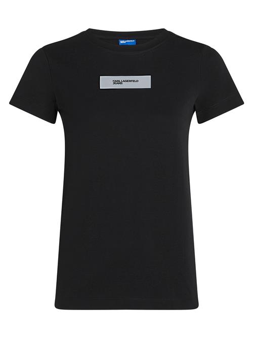 KARL LAGERFELD JEANS Shirts  grå / sort