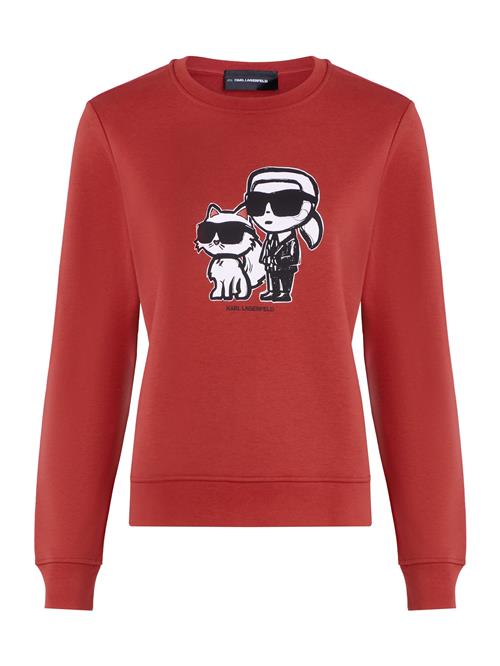 Karl Lagerfeld Sweatshirt  rød / sort / hvid