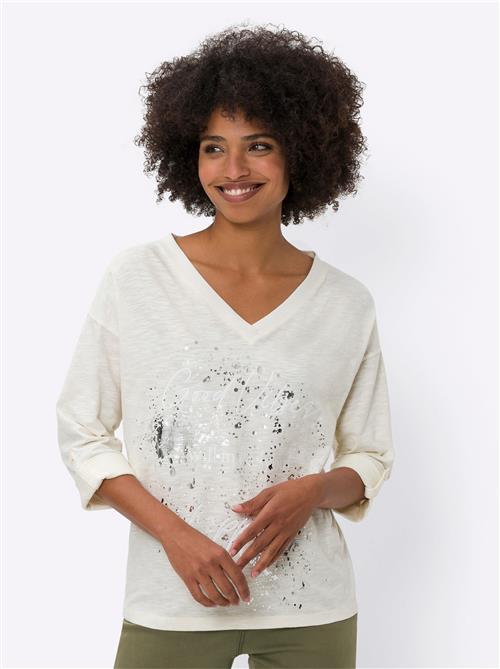 heine Shirts  sølv / hvid