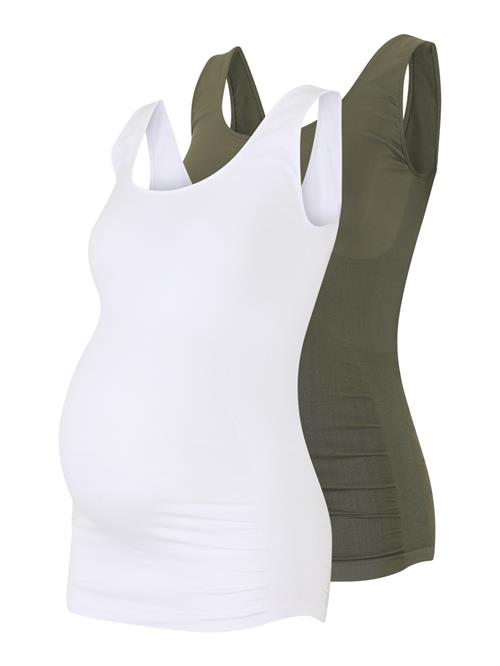 MAMALICIOUS Sportsoverdel 'MLHEAL'  gran / hvid