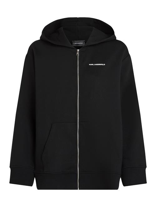 Karl Lagerfeld Sweatjakke  grå / sort / hvid