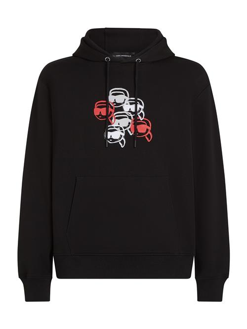 Karl Lagerfeld Sweatshirt  rød / sort / hvid