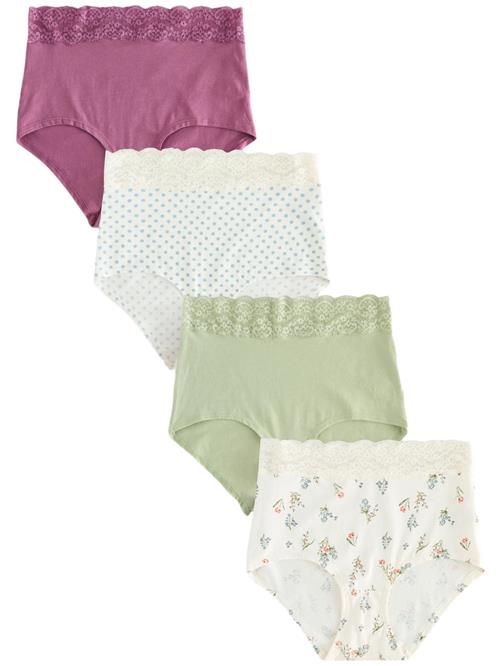 Next Slip  lysebeige / lyseblå / pastelgrøn / mørk pink / hvid